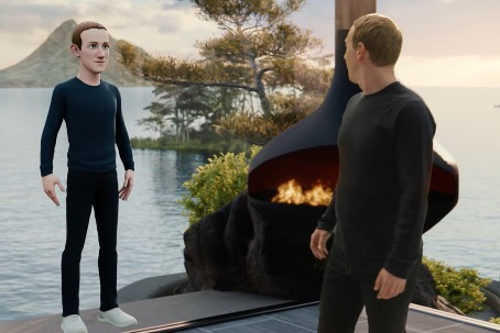 Image présentant l'avatar de Marc Zuckerberg dans le métavers
