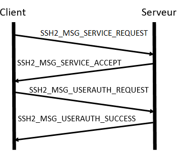 libssh Authentification SSH légitime